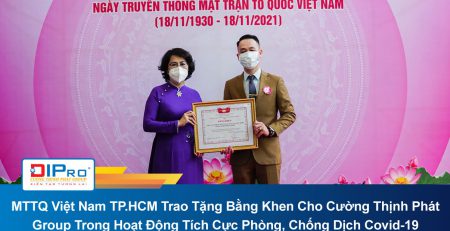 MTTQ Việt Nam TP.HCM Trao Tặng bằng Khen Cho Cường Thịnh Phát Group Trong Hoạt Động Tích Cực Phòng, Chống Dịch Covid-19