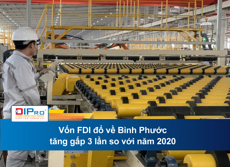 Vốn FDI đổ về Bình Phước tăng gấp 3 lần so với năm 2020